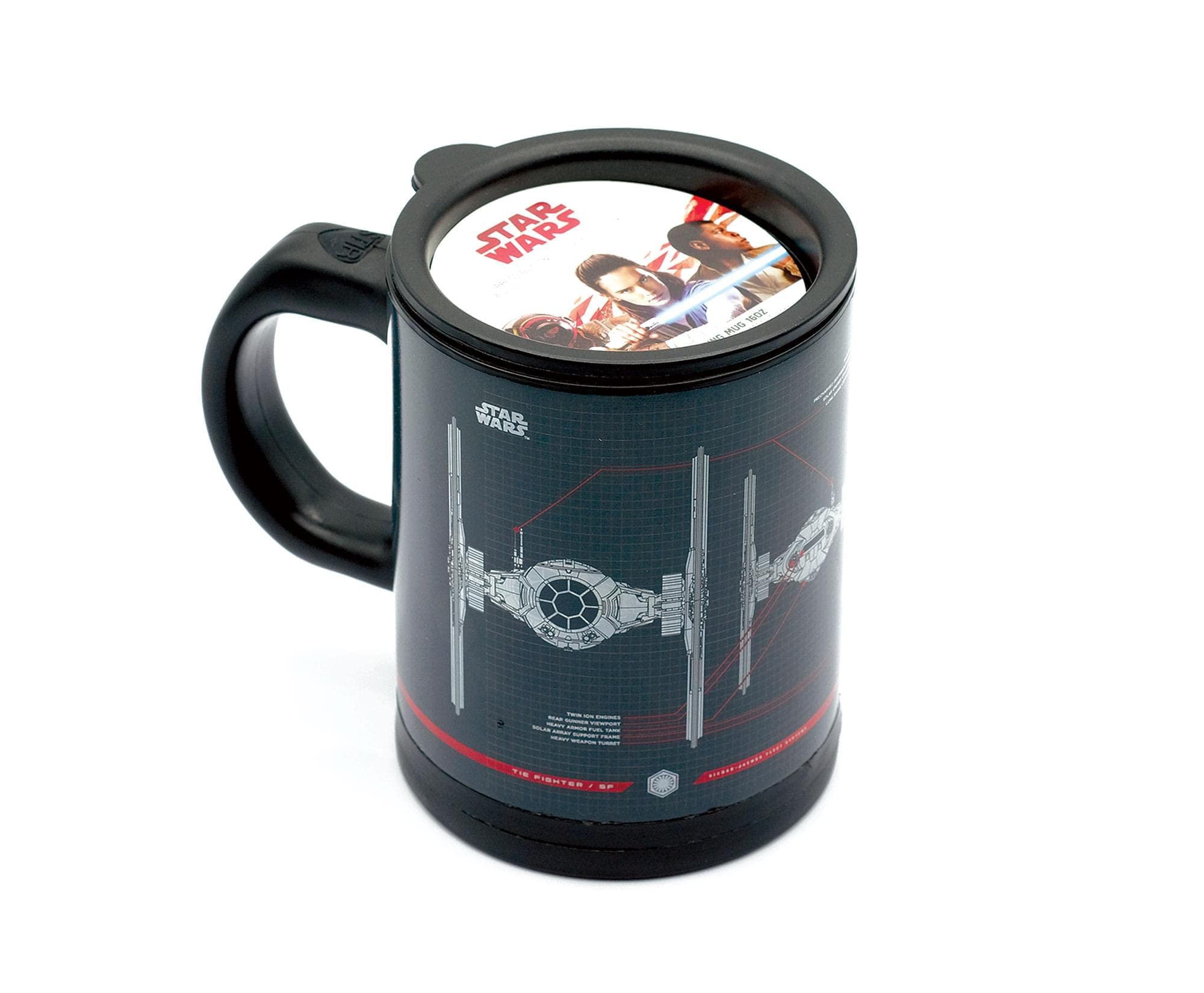 Taza De Viaje Underground Toys Star Wars Tie Fighter 350 Ml - Venta Internacional.