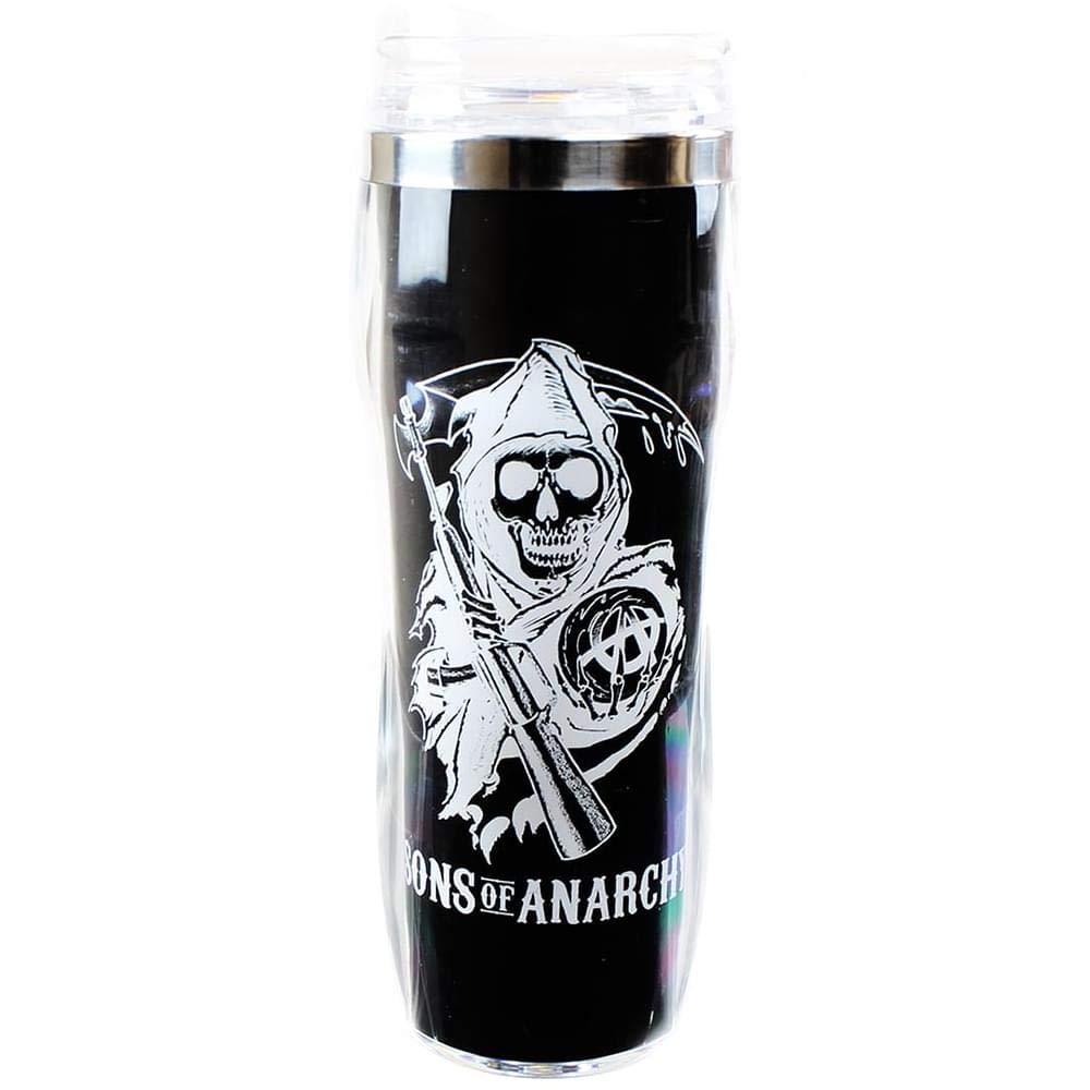 Taza De Viaje Just Funky Sons Of Anarchy Reverse Logo 500 Ml - Venta Internacional.
