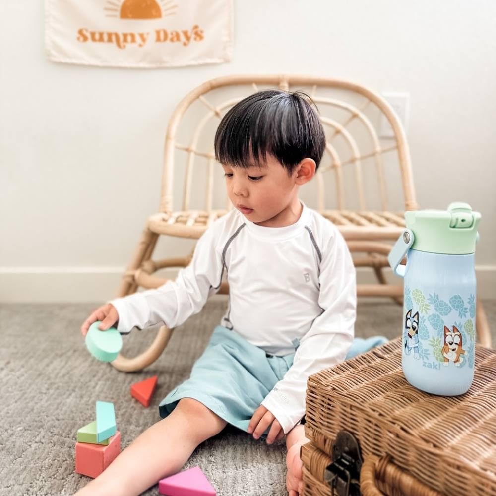 Foto 3 pulgar | Botella De Agua Zak Designs Harmony Bluey Kids De Acero Inoxidable De 400 Ml - Venta Internacional.