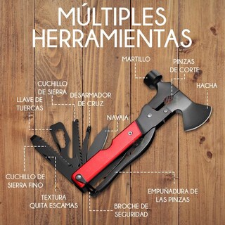 Foto 2 | Hacha Multiusos Eo Safe Imports Esi11068 6 en 1