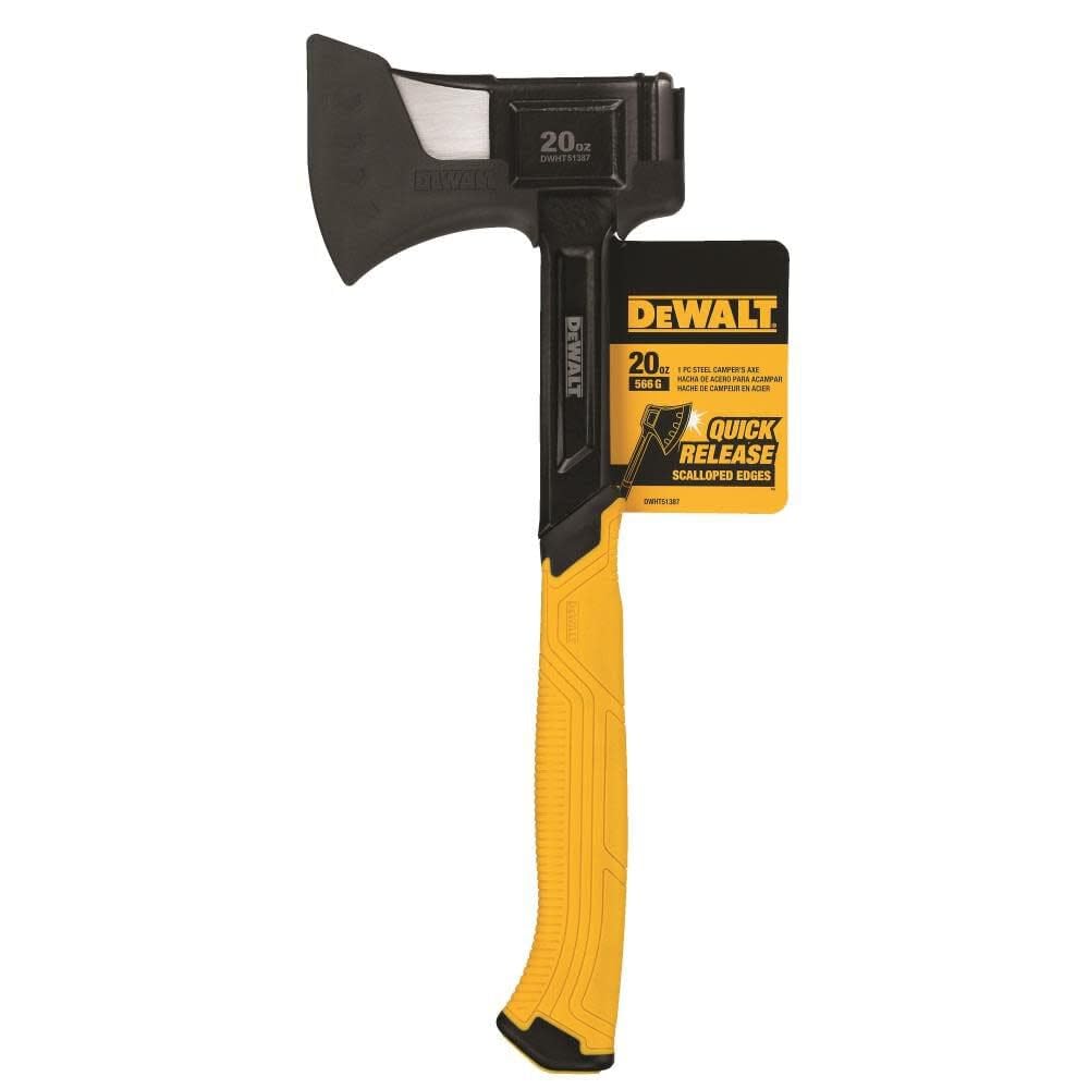 Foto 5 pulgar | Hacha De Camper Dewalt, 600 Ml, Acero, 1 Pieza, Bordes De Corte Festoneados - Venta Internacional.