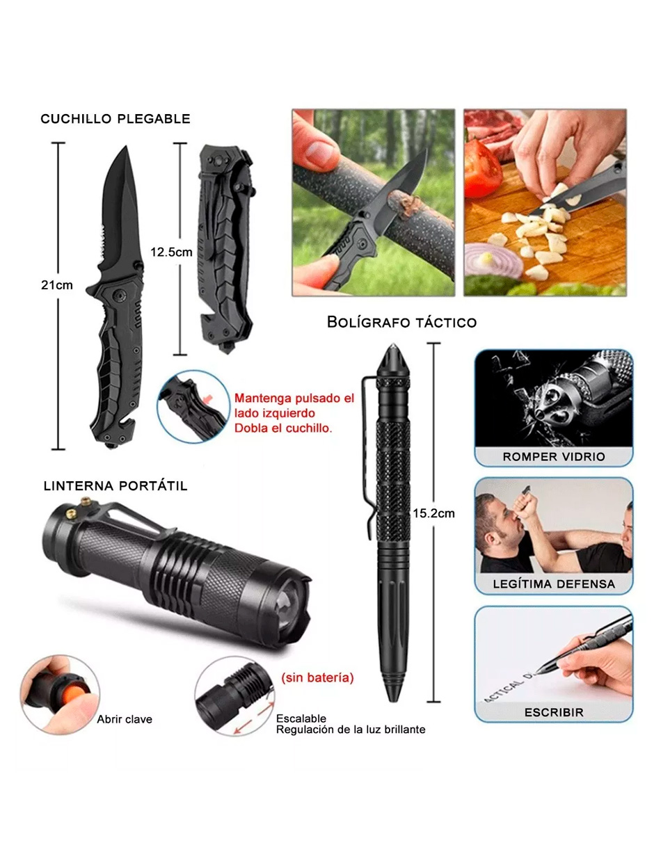 Foto 4 pulgar | Kit de Supervivencia Petukita Box DD-01 para Camping