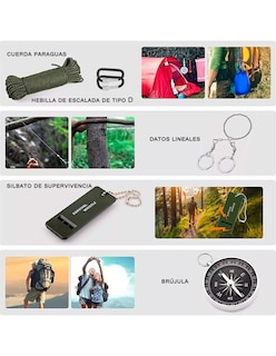 Foto 4 | Kit de Supervivencia Petukita Box DD-01 para Camping