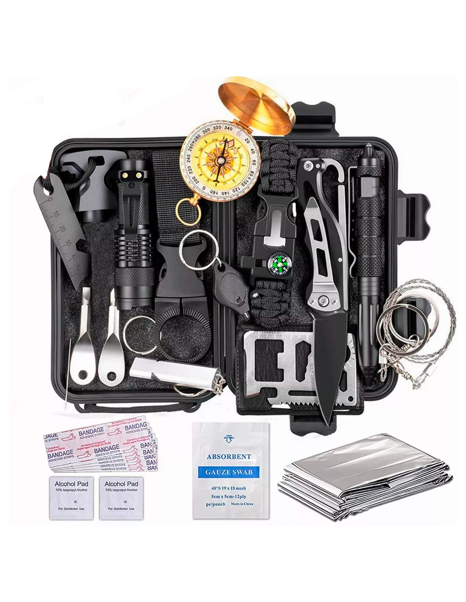 Foto 2 pulgar | Kit de Supervivencia Petukita Box DD-02 para Camping y Senderismo