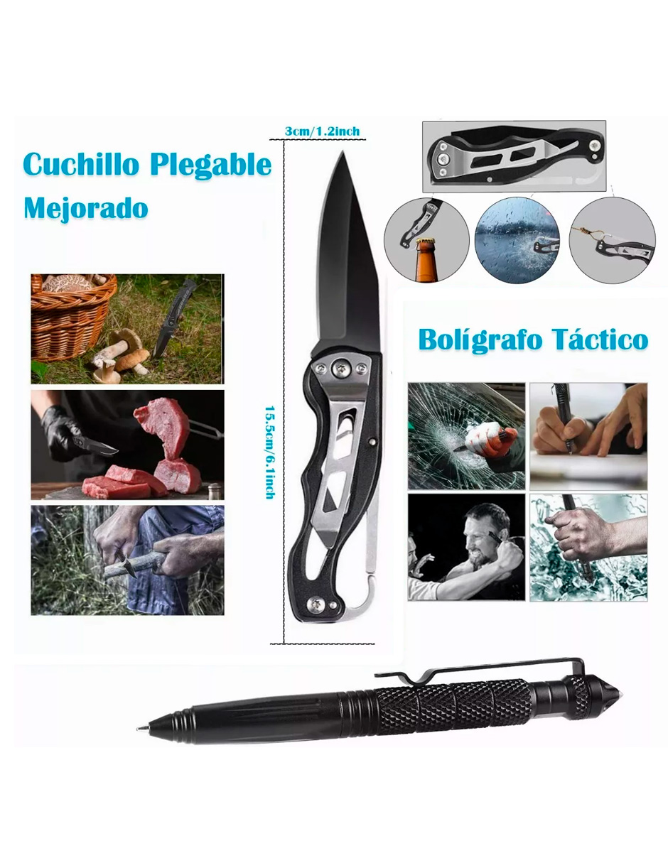 Foto 2 | Kit de Supervivencia Petukita Box DD-02 para Camping y Senderismo
