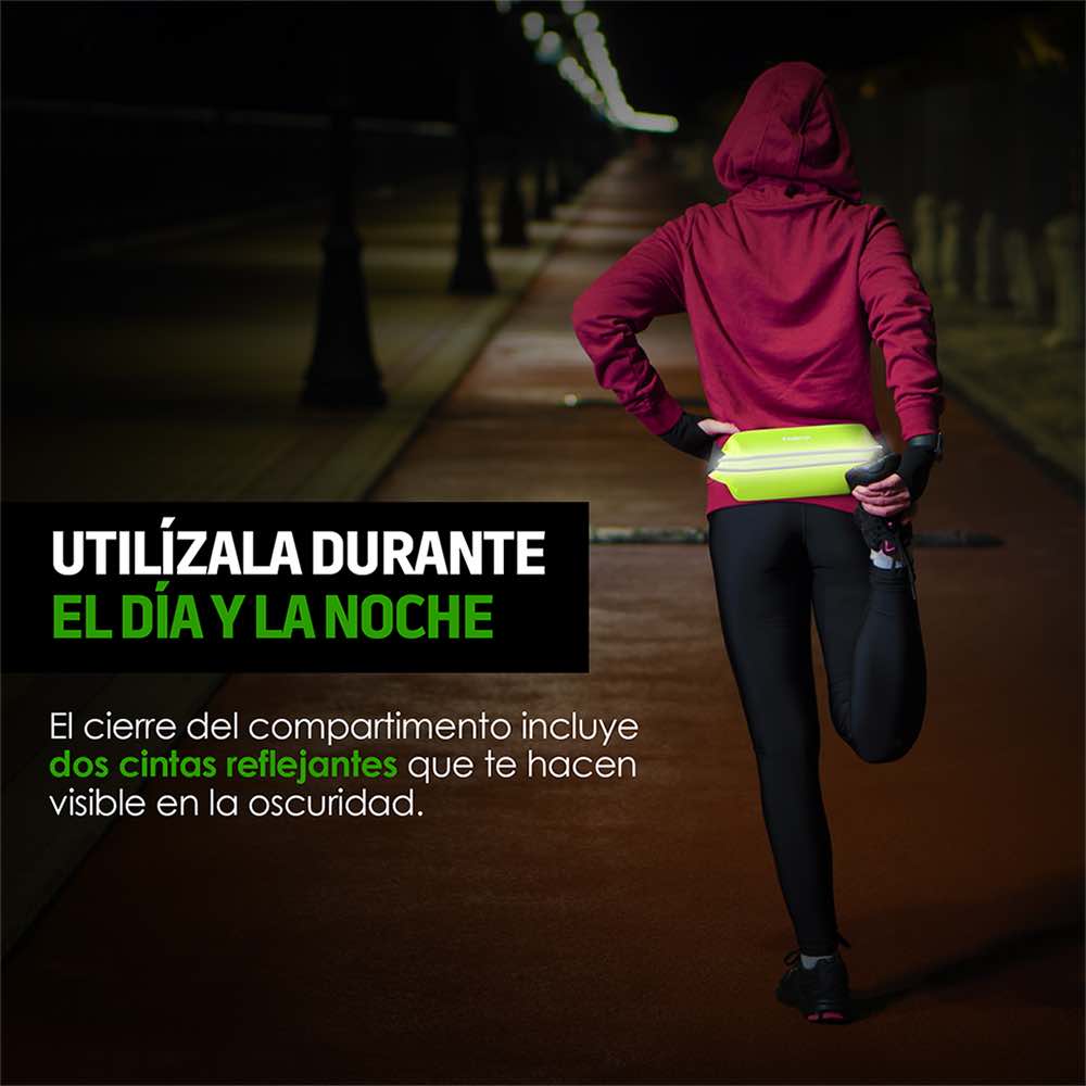 Foto 3 | Cinturón para Correr Redlemon 79059 color Amarillo Impermeable Ajustable y Flexible