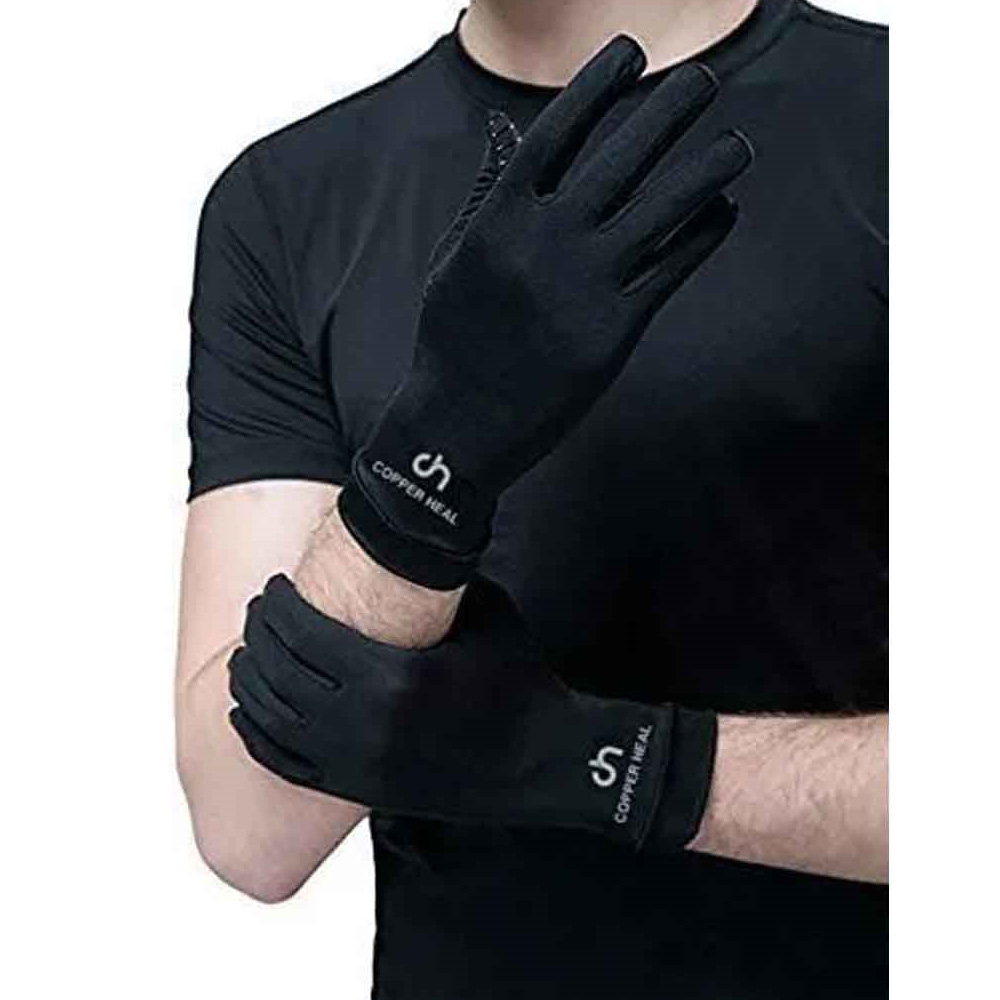 Foto 3 pulgar | Guantes Full Hand de Compresión para Artritis de Cobre por Copper Heal Talla M