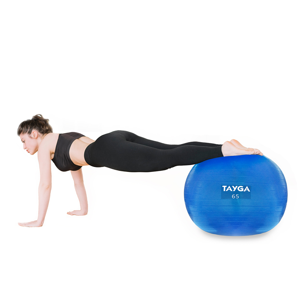 Foto 4 pulgar | Pelota de Yoga 65cm Tayga Azul