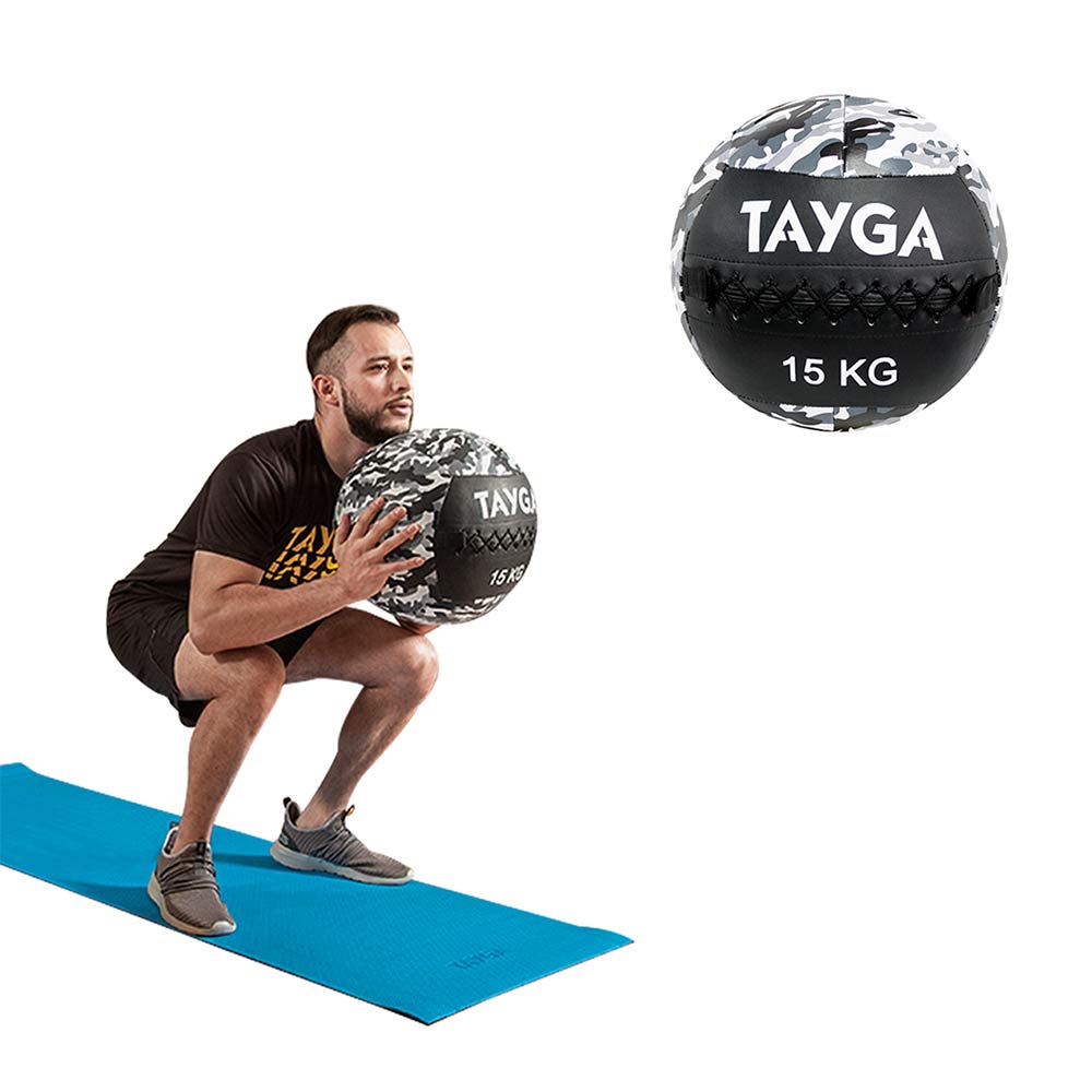 Foto 3 pulgar | Wall Ball Tayga 15 kg Estilo Camuflaje