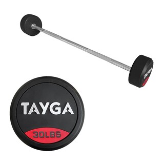 Foto 3 | Barra Recta Premium Tayga 30 lb. color Cromado/Negro