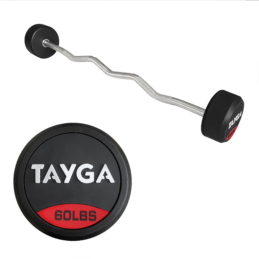 Foto 4 pulgar | Barra Z Premium Tayga de 60 lb color Plata con Negro