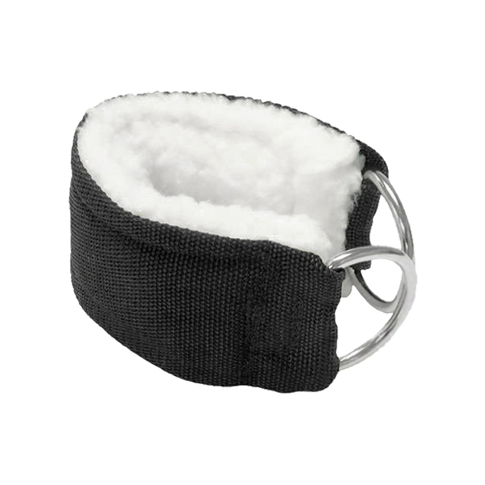 Grillete para Tobillo con Cierre y Argollas Tayga color Negro