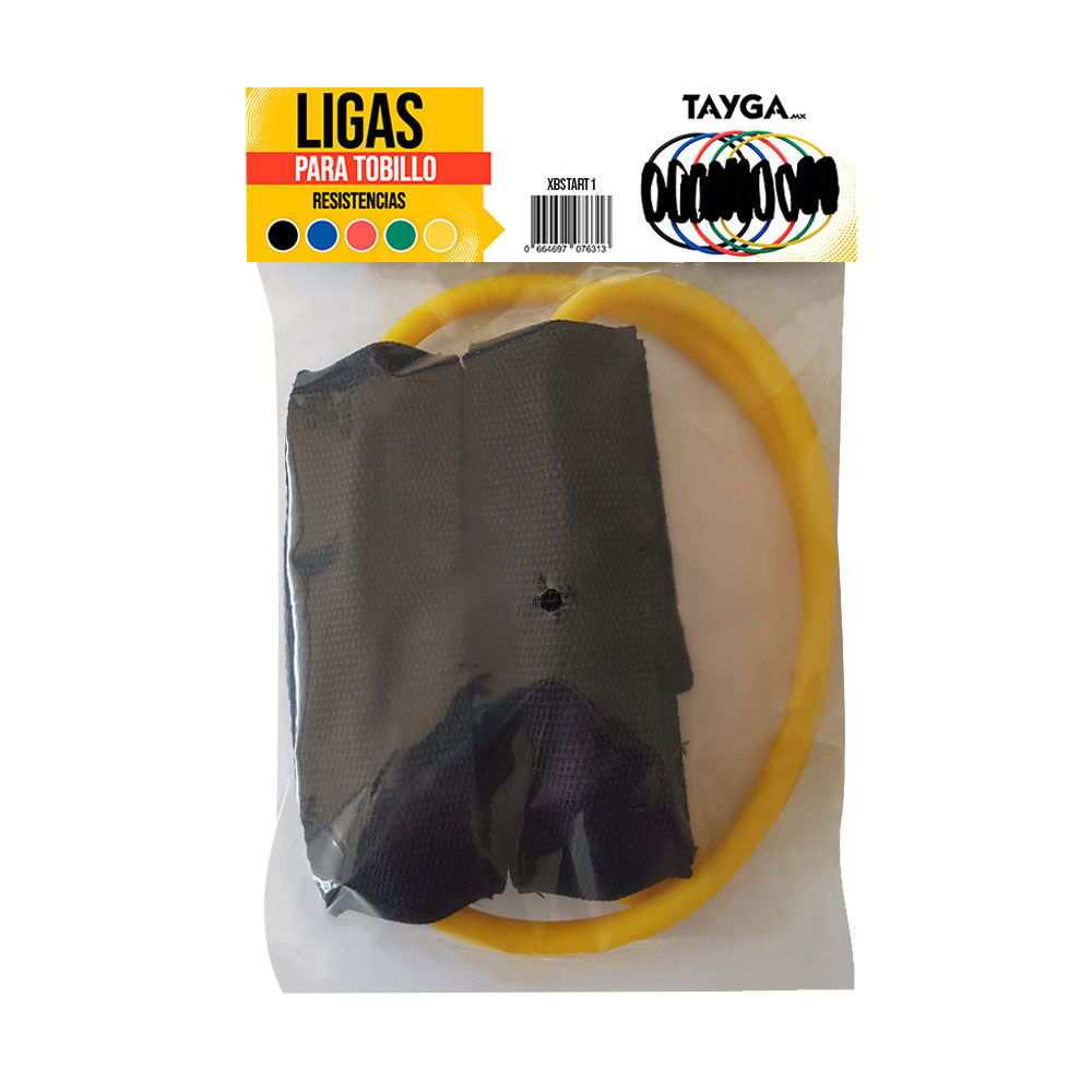 Foto 3 pulgar | Liga de Resistencia para Tobillo Tayga de 25 lb color Amarillo