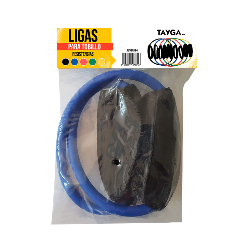 Foto 3 pulgar | Liga de Resistencia para Tobillo Tayga de 40 lb Azul