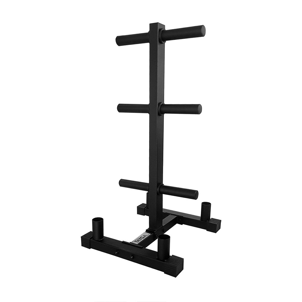 Rack para Discos Olímpicos y Barras Tayga color Negro