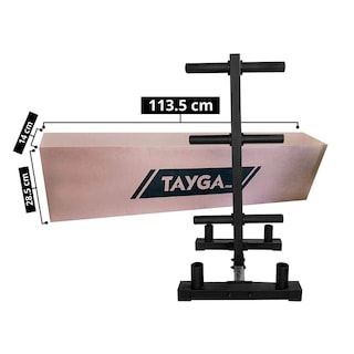 Foto 3 | Rack para Discos Olímpicos y Barras Tayga color Negro
