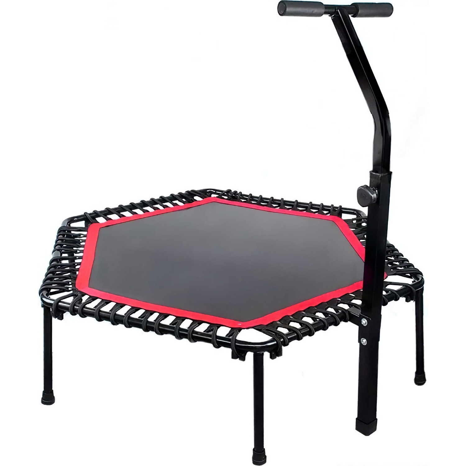 Foto 2 pulgar | Trampolin Hexagonal Fitness Centurfit Mkz-tramphexaroj para Ejercicio color Negro con Rojo