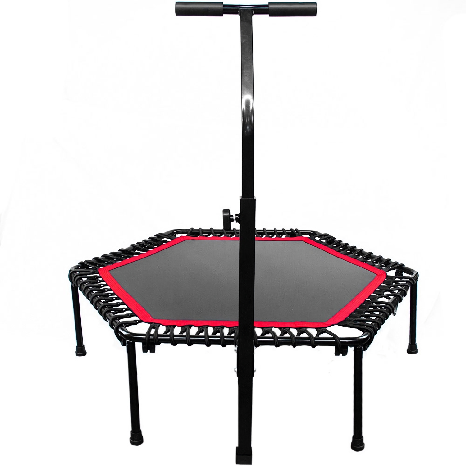 Foto 3 pulgar | Trampolin Hexagonal Fitness Centurfit Mkz-tramphexaroj para Ejercicio color Negro con Rojo