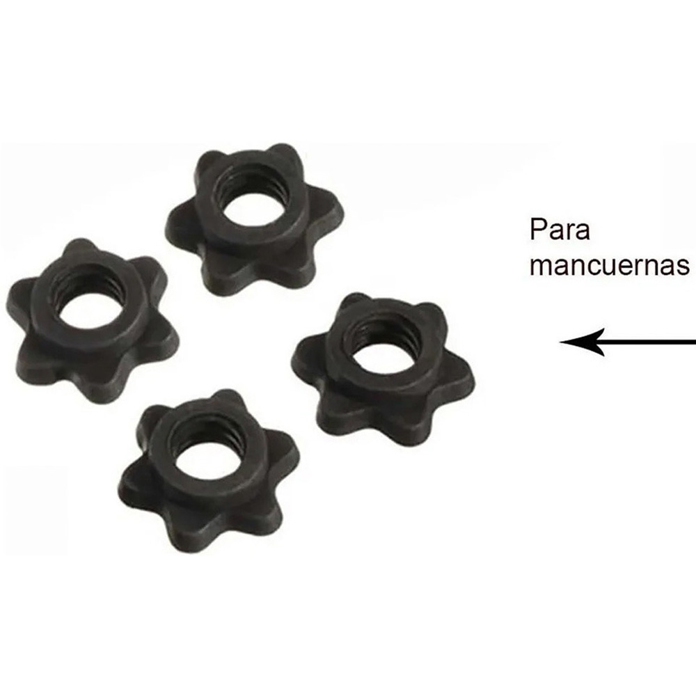 Foto 4 pulgar | Kit de Pesas de 40 lb Mancuernas Discos Centurfit color Negro