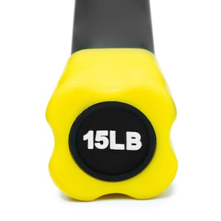 Foto 2 | Barra con Peso Integrado Altera Bp-15lb color Amarillo