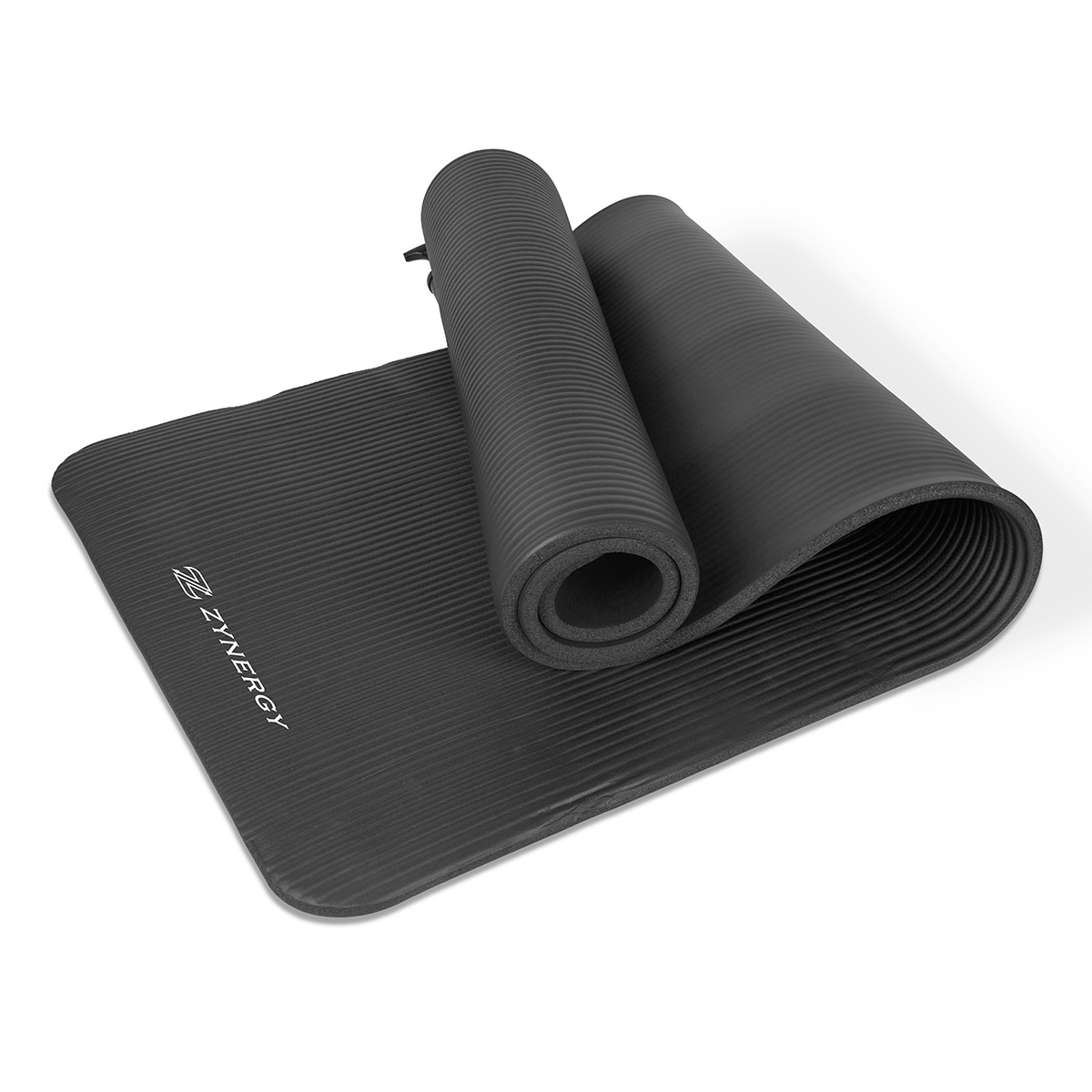 Tapete de Yoga Pilates Campismo Zynergy ZY-YM10 color Vino Grueso 10 MM Acolchado con Correa para Traslado