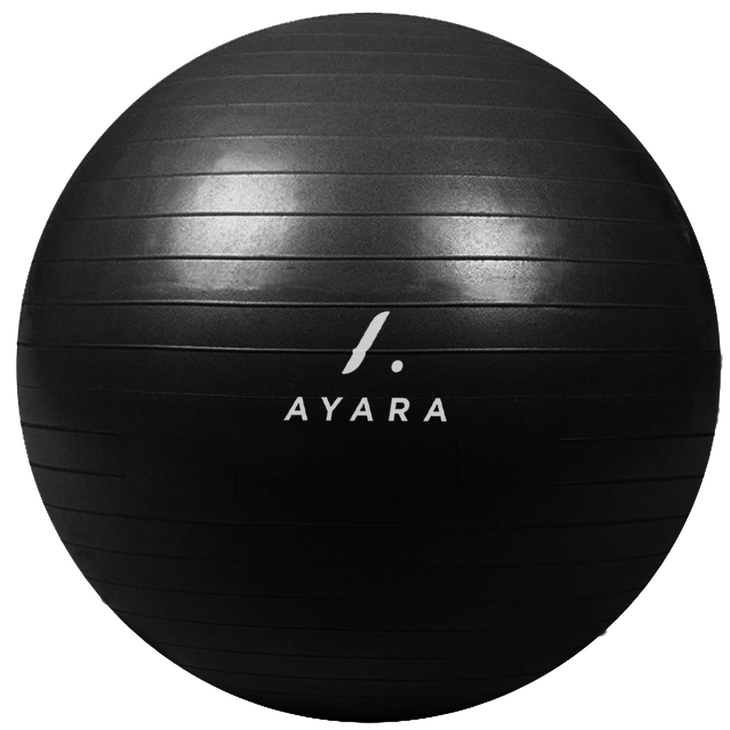 Pelota para Pilates y Yoga Ayara Pel65 color Negro de 65 cm Fitness Antiestrés