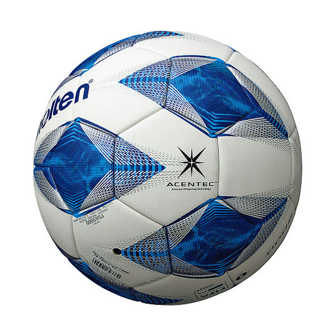 Foto 4 pulgar | Balón de Fútbol Molten F5a5000 Vantaggio Acentec Blanco/Azul No.5