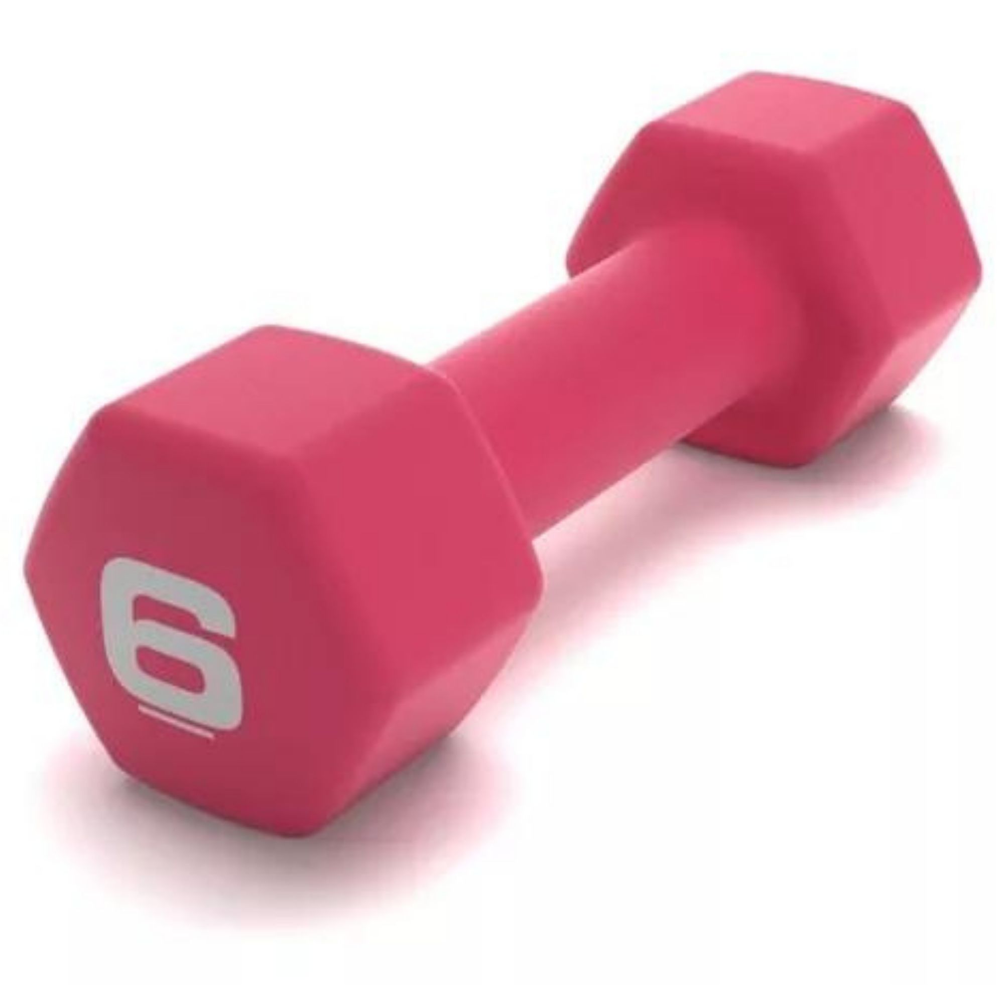 Mancuerna Bodyfit BF-NEO06 color Rosa 6 Lb 1 Pieza