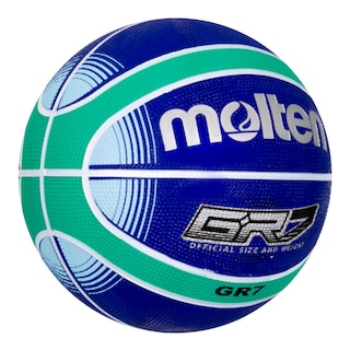 Foto 3 | Balón de Basquetbol Molten BGR7 Hule Natural Azul N.7