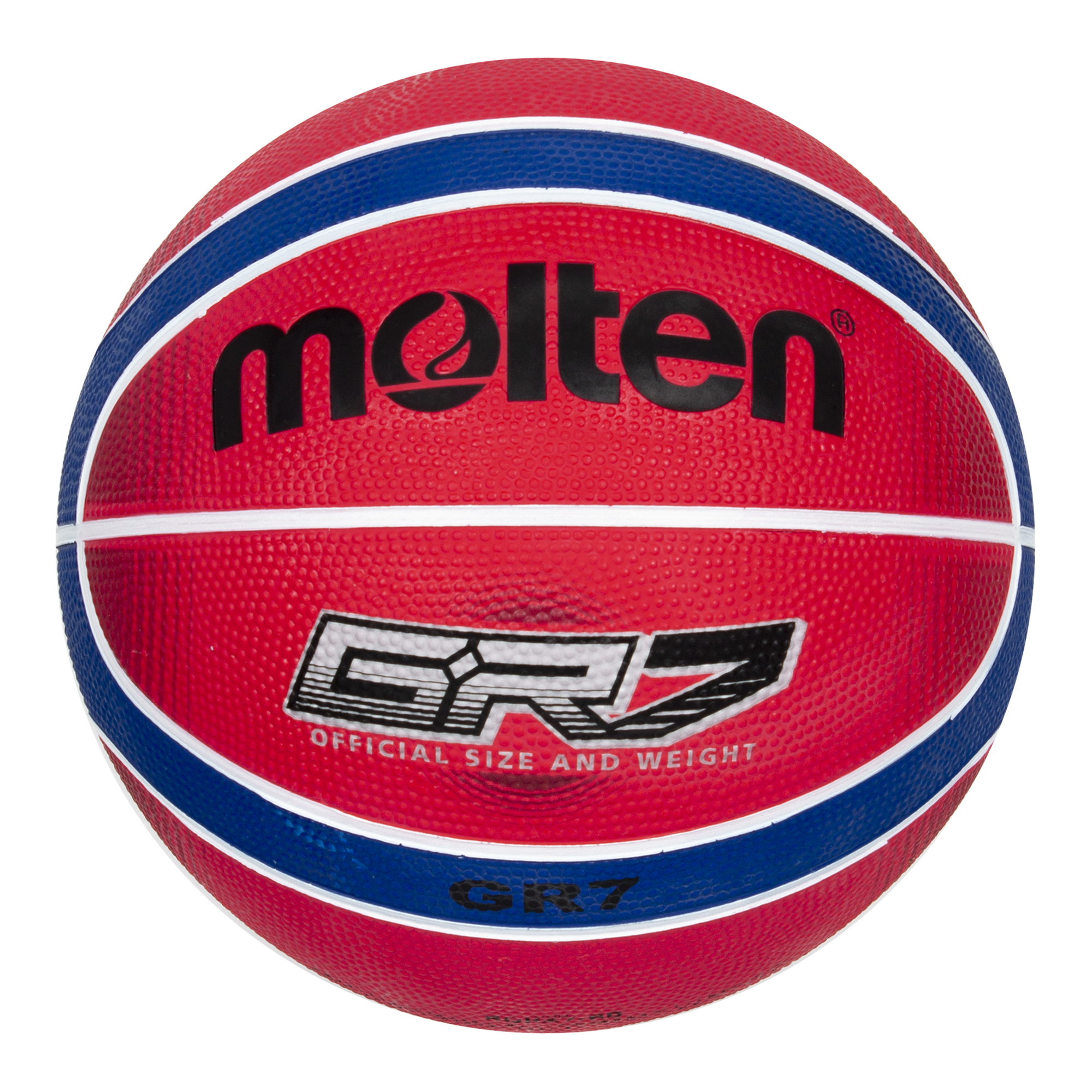 Balón Basquetbol Molten Bgr7 Hule Natural Rojo N.7