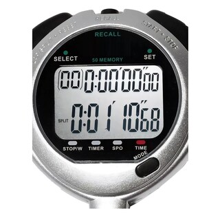 Foto 4 | Cronómetro Profesional Digital Eo Safe Imports ESI-17488 Plata 50 Memorias