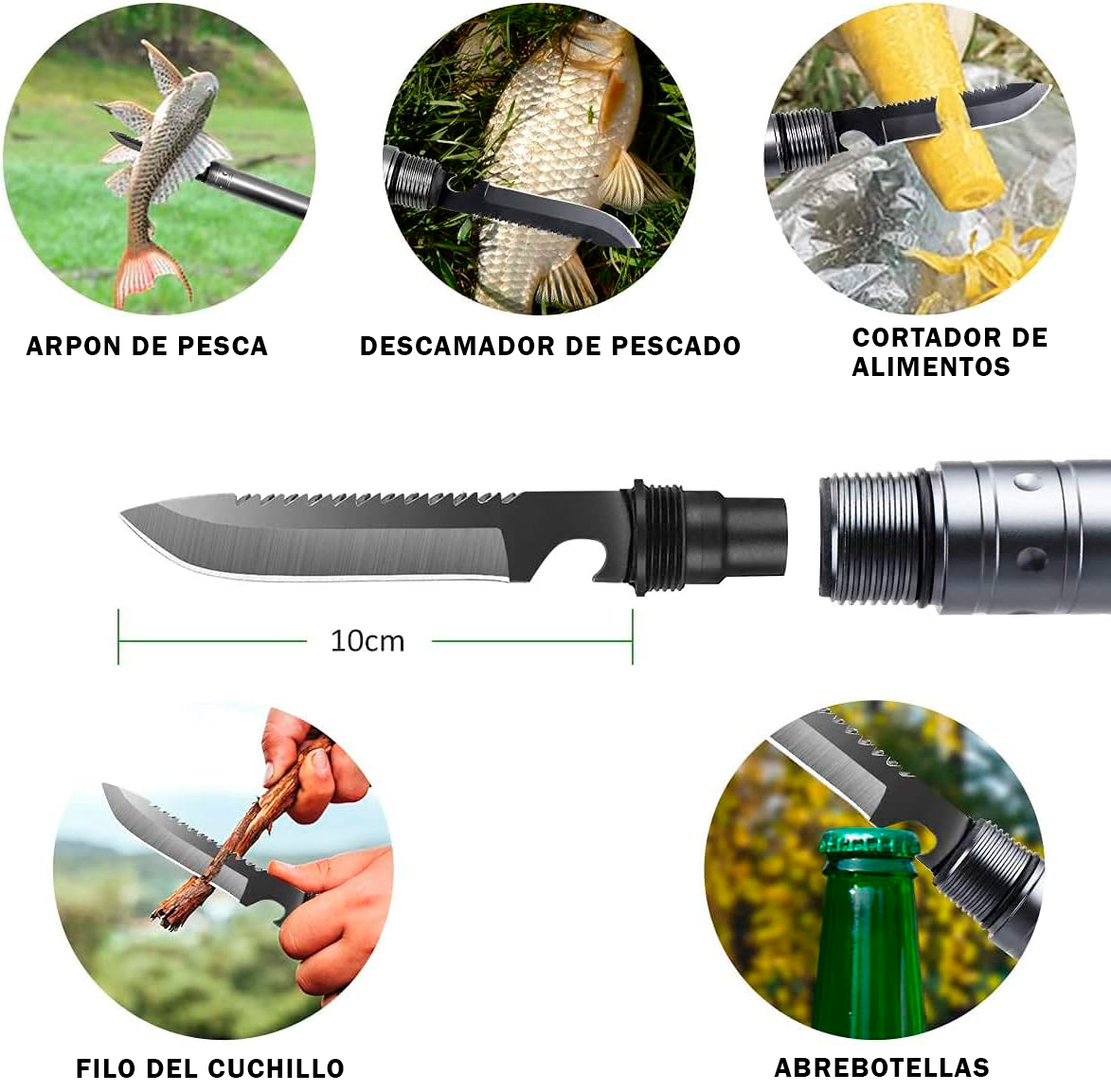 Foto 5 pulgar | Pala Plegable De Supervivencia Profesional | Herramienta Multifuncional De Campismo