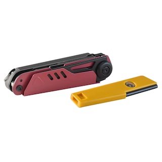 Foto 2 | Multiherramienta De Supervivencia Con 13 Usos, Mango Aluminio Rojo Con Negro