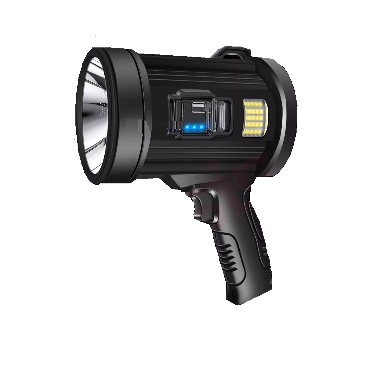 Linterna de Mano Led Eo Safe Imports ESI-8085 color Negro con Trípode