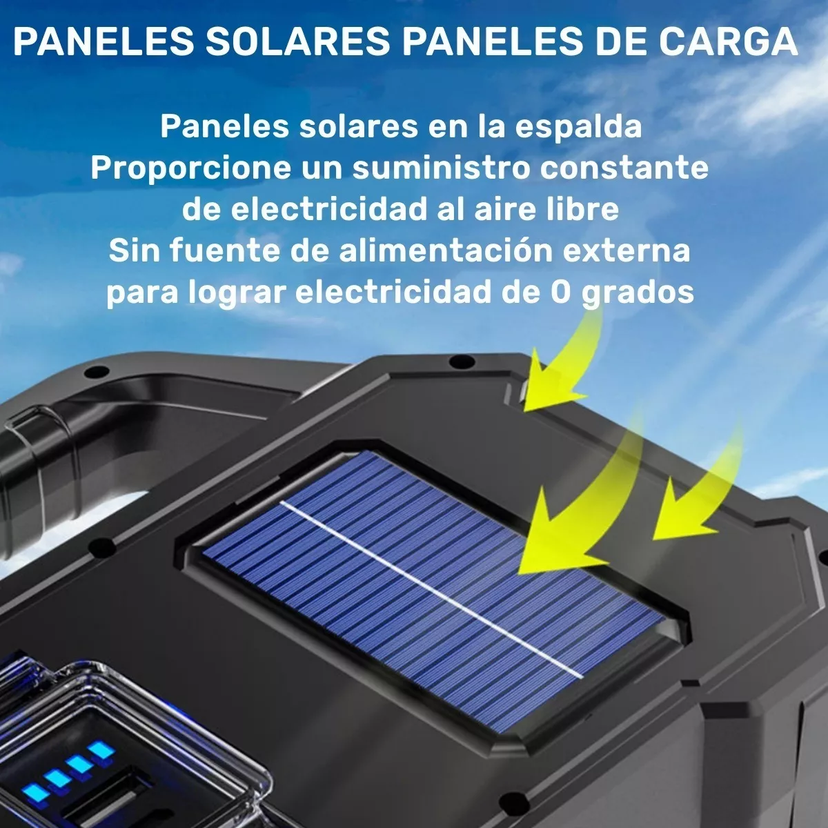 Foto 4 pulgar | Lámpara Recargable Eo Safe Imports Esi-8728 color Negro de Trabajo Tipo LED de Mano para Campamento