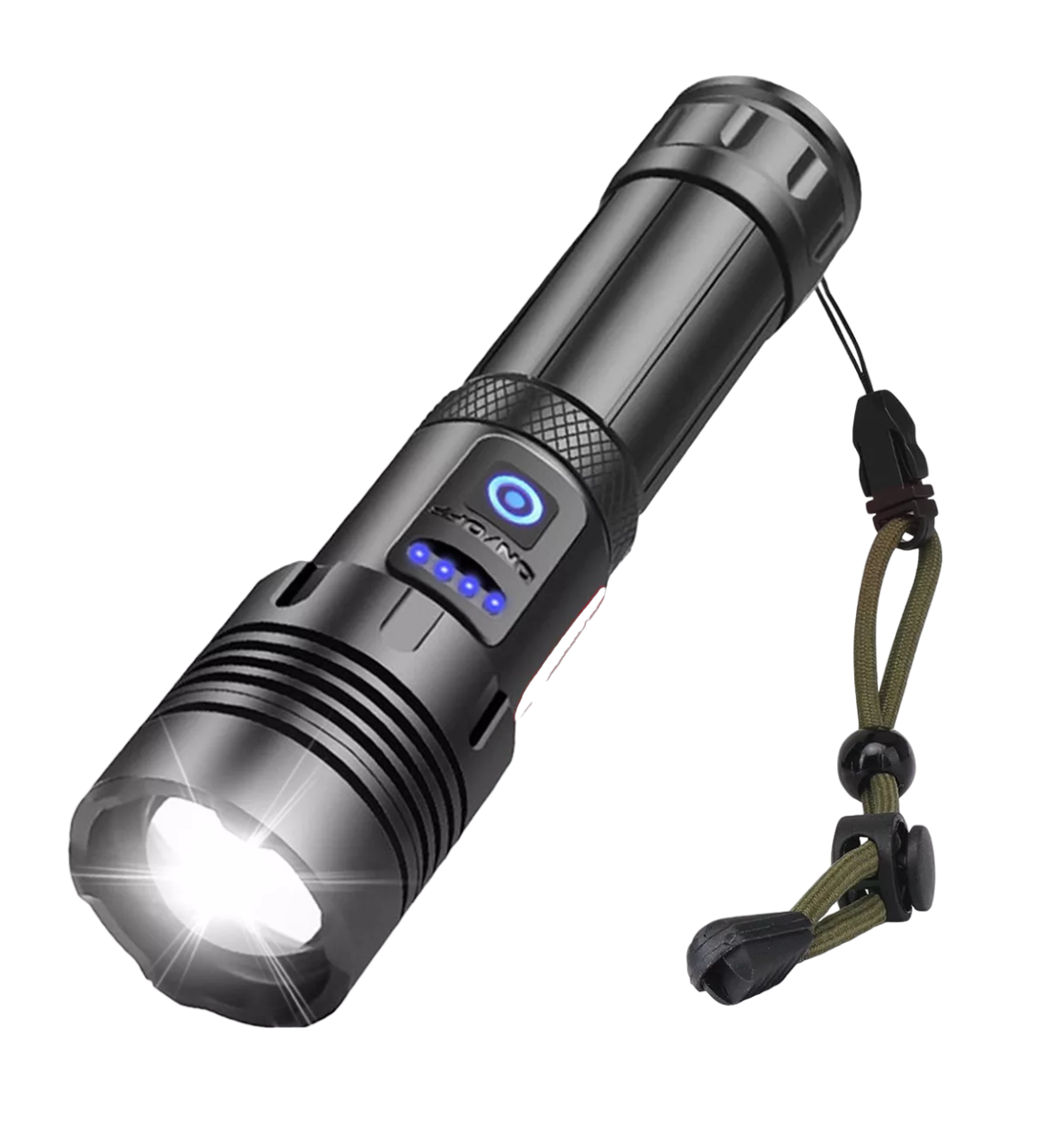 Linterna Táctica Led Brillante BELUG 90000 Lm Type-C Recargable