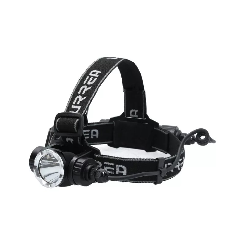 Linterna P/cabeza Negro Recargable 6 Modos Iluminación Urrea