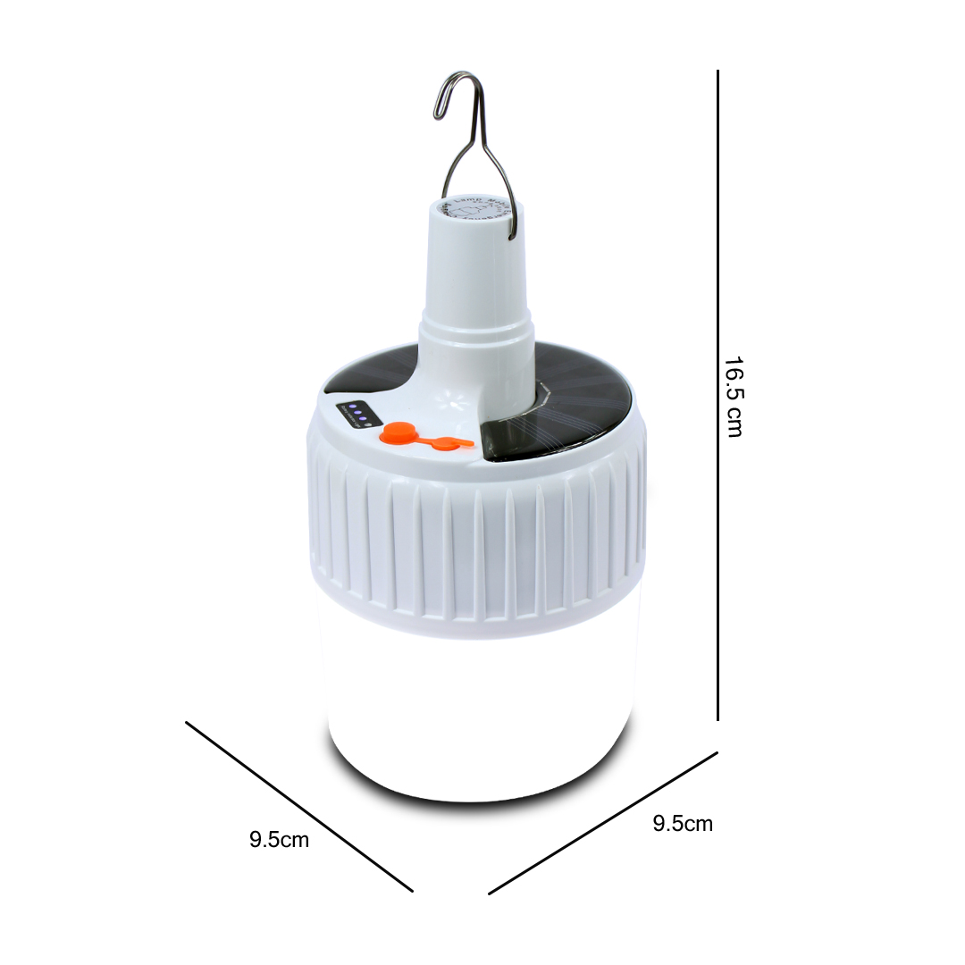 Foto 3 | Foco Linterna Led de Emergencia con Celda Solar 6 Tonos De Luz