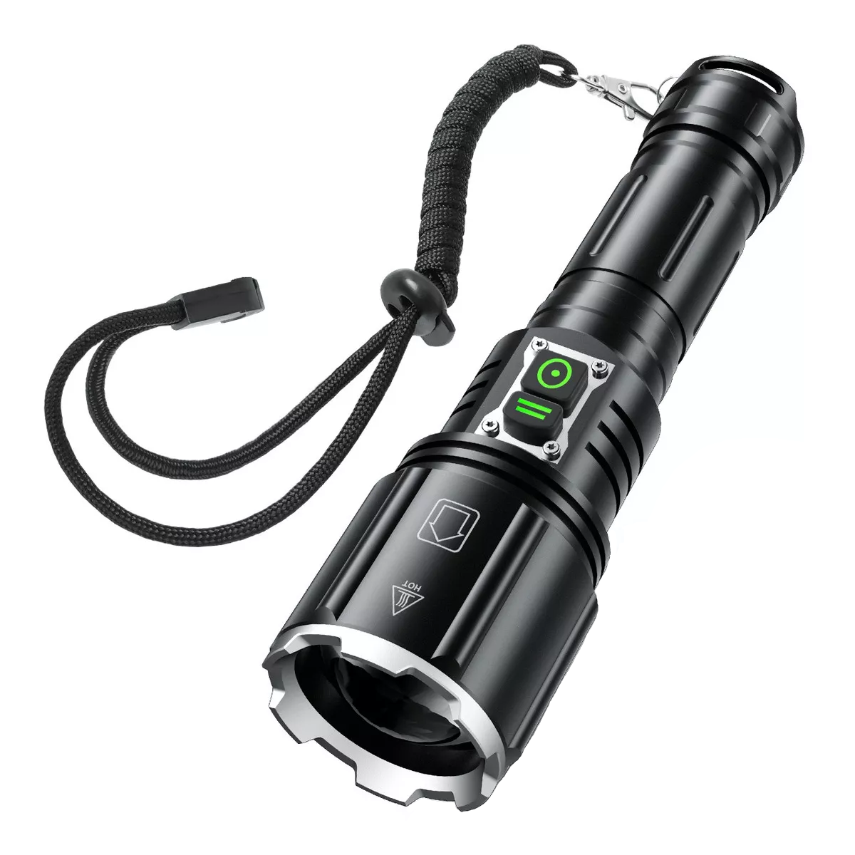 Linterna Led Recargable Eo Safe Imports Esi-10412 Negro