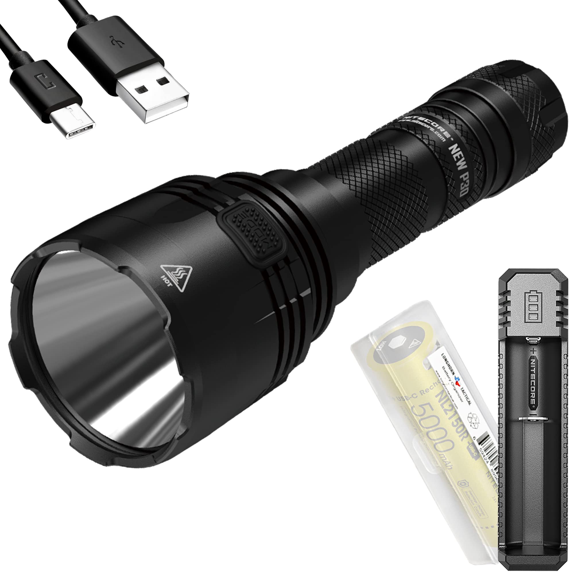 Venta Internacional- Linterna Nitecore New P30 de 1000 Lúmenes para Caza $2,618