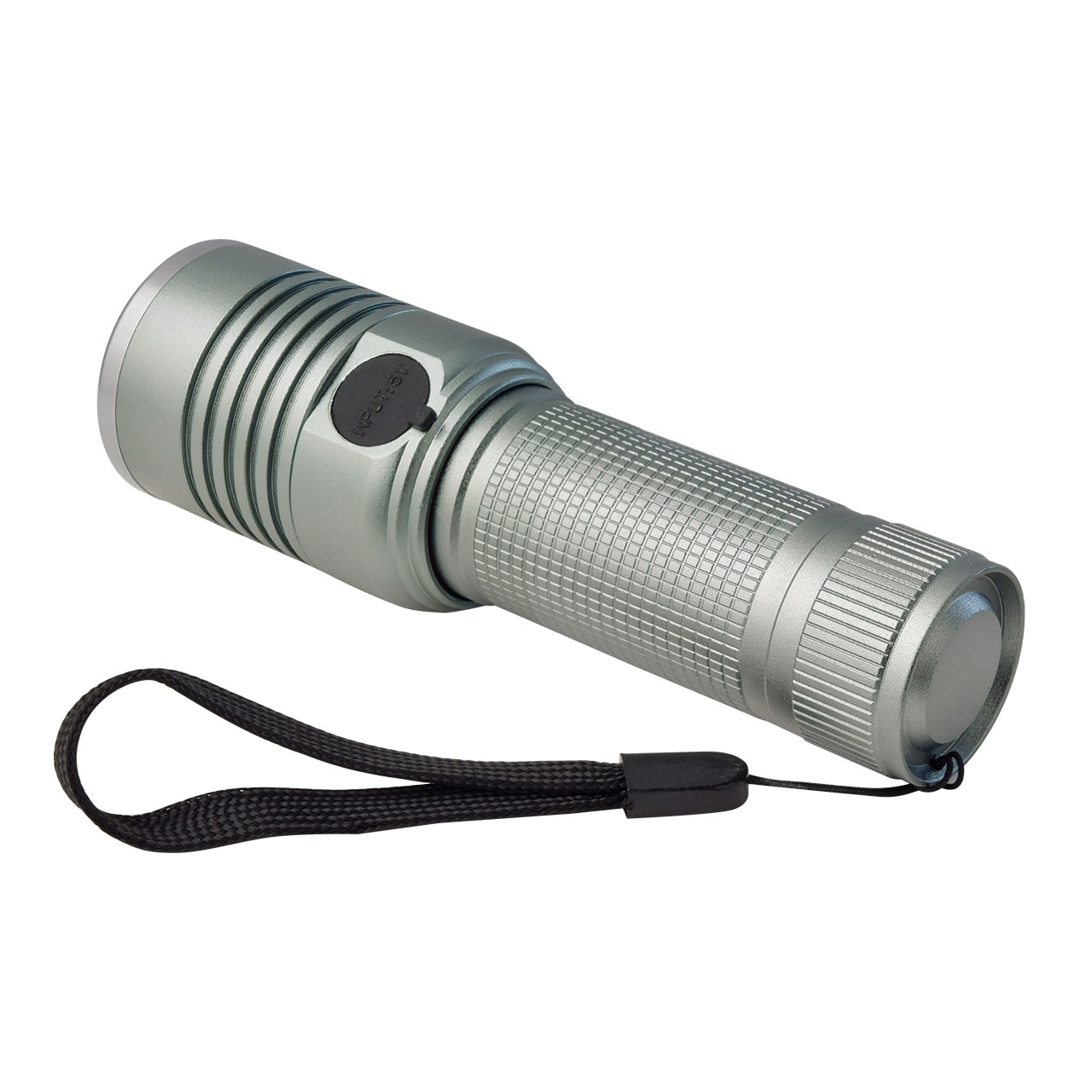 Foto 5 pulgar | Linterna de Luz Led Wallis C-H340319 Acero USB Recargable con Zoom