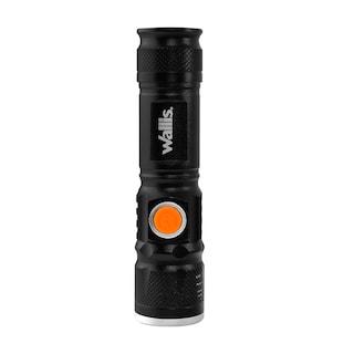 Foto 1 | Linterna de Luz Led Ultrabrillante Wallis H340317 Negro USB Recargable con Zoom