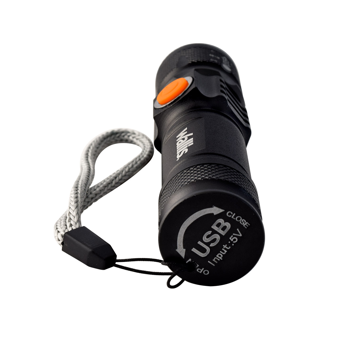 Foto 5 pulgar | Linterna de Luz Led Ultrabrillante Wallis H340317 Negro USB Recargable con Zoom