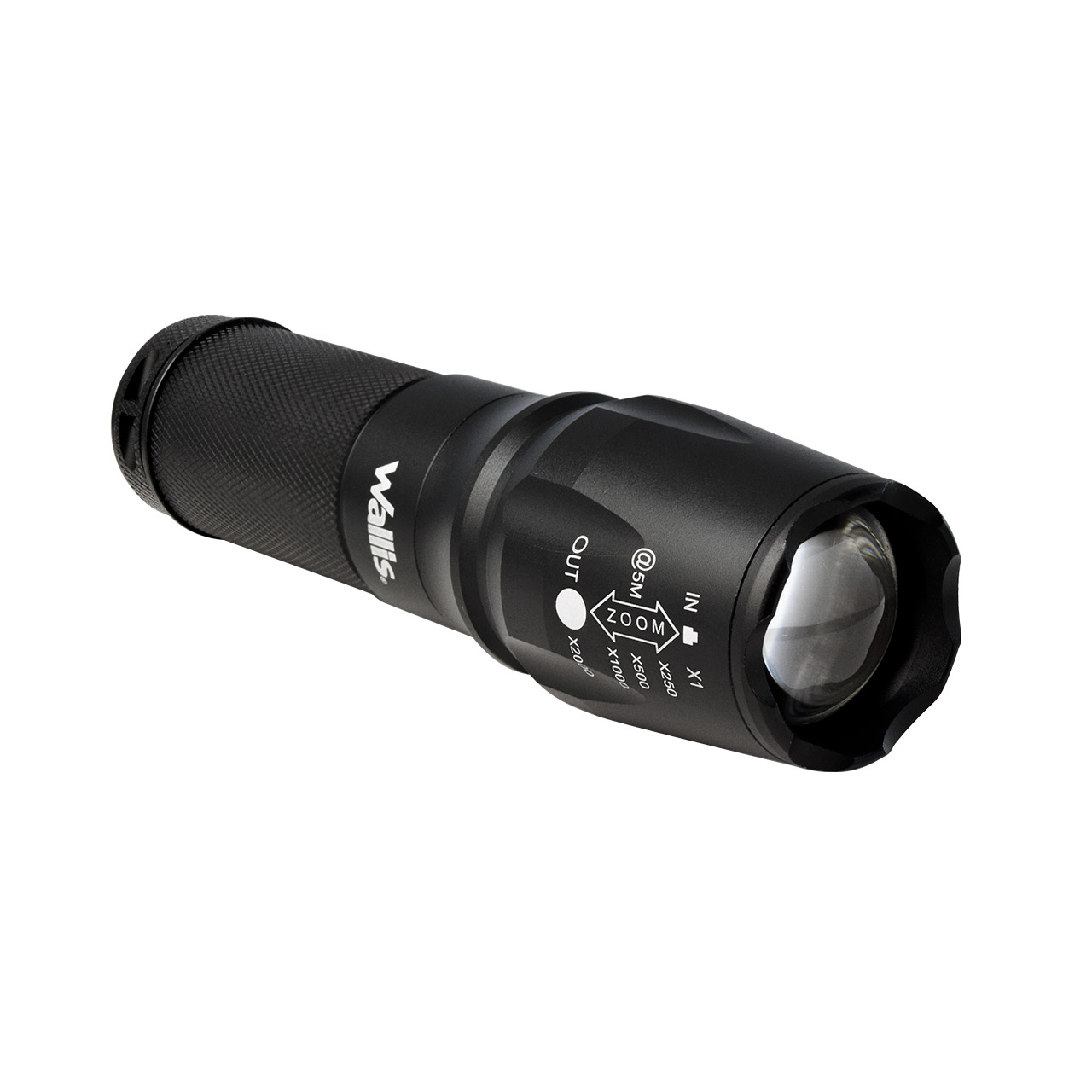 Foto 5 pulgar | Linterna de Luz Led Wallis C-H340313 Negra Recargable con Zoom