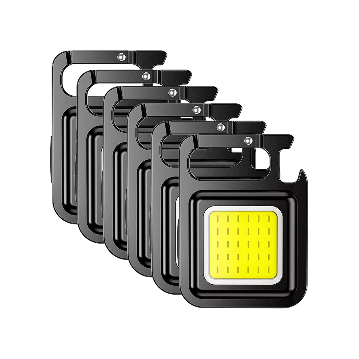 Foto 1 | Mini USB Recargable Led Llavero Linterna Paquete de Seis