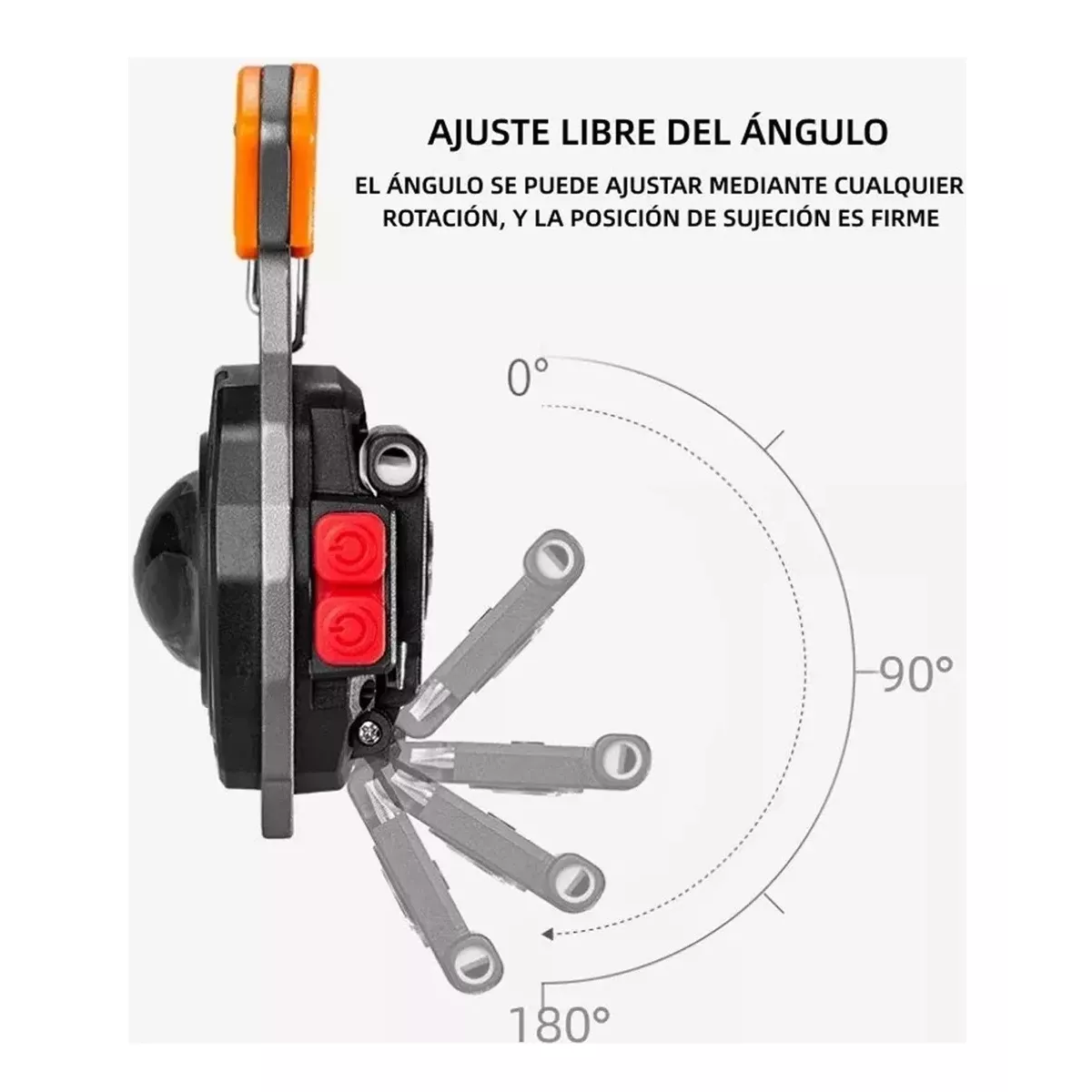 Foto 5 pulgar | Linterna Led Llavero Portátil Lámpara Multifunción