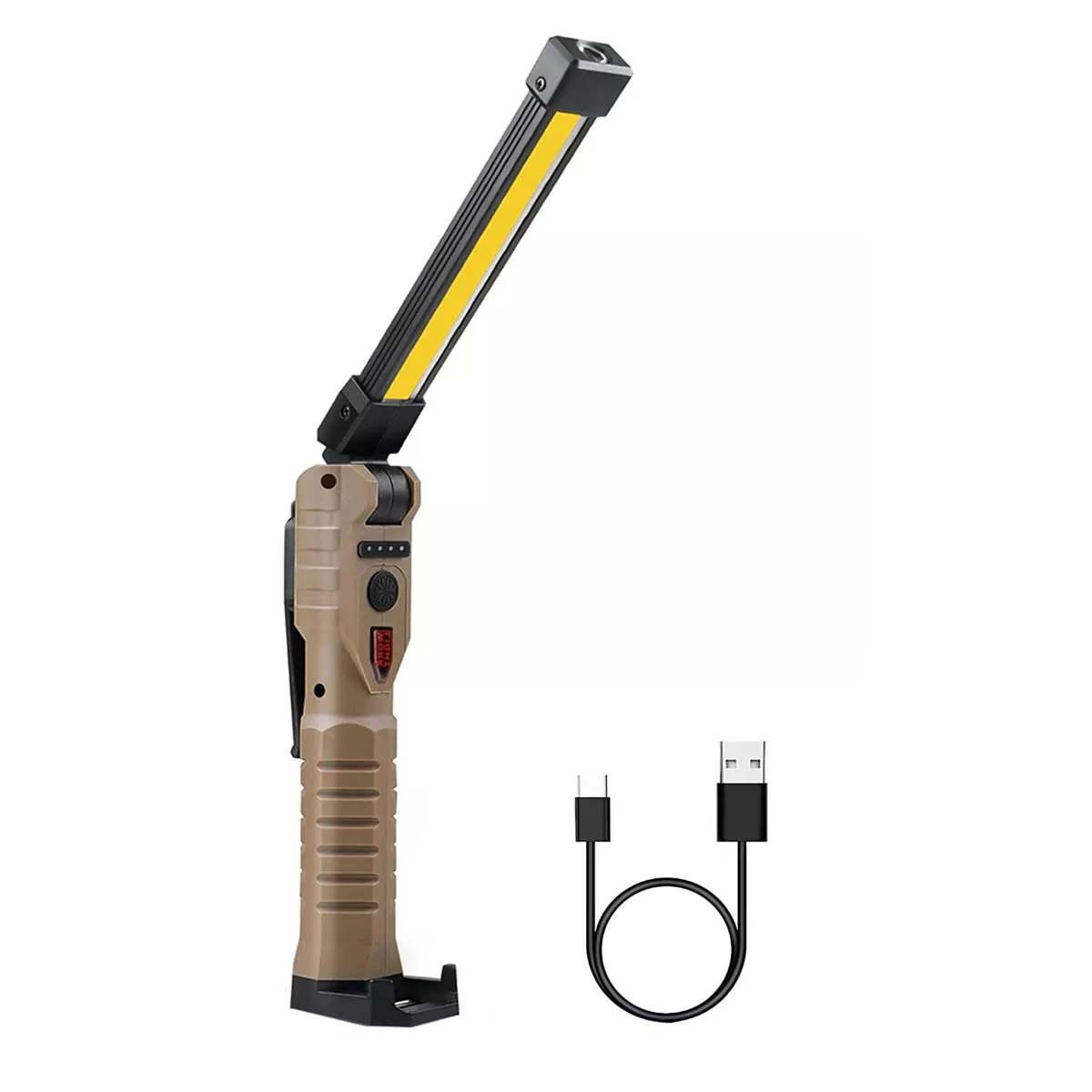 Lámpara De Iman Recargable Led Para Trabajo 7modos Eo Safe Imports Esi-13884 Multicolor