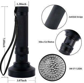 Foto 4 | Linterna Uv Sanlin Beans 51 Led 395nm Detector De Luz Negra - Venta Internacional.