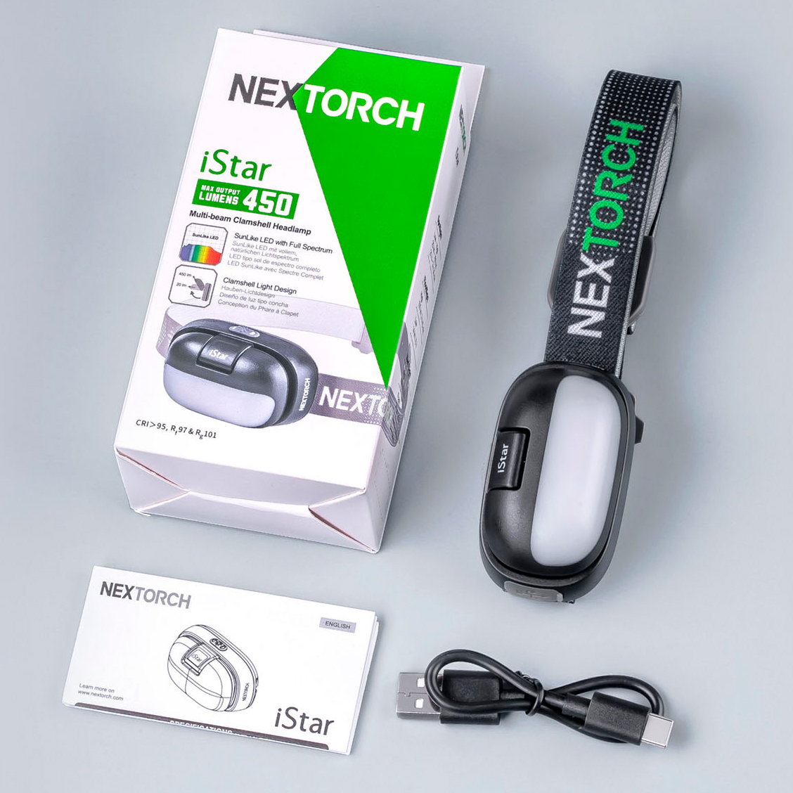 Foto 6 pulgar | Linterna Para Cabeza Nextorch Istar, Luz Led Tipo Sol De Espectro Completo, Recargable
