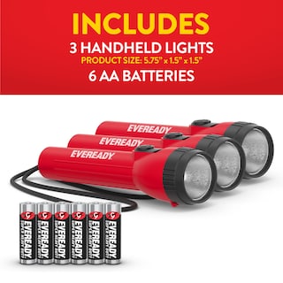 Foto 7 | Paquete De 3 Linternas Led Eveready Con Pilas Aa Incluidas - Venta Internacional.